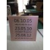Personalised Anniversary Dates Canvas